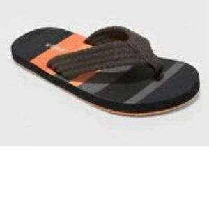 Cat & Jack Flip Flops, Little Boys Size M 2/3